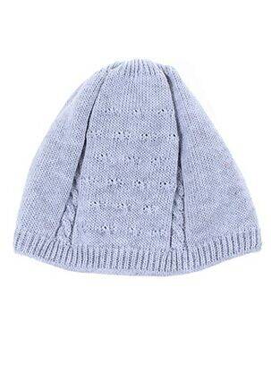 Bonnet finition bords-côtes gris MAXIMO enfant