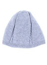 Bonnet finition bords-côtes gris MAXIMO enfant