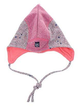 Bonnet imprimé fantaisie rose MAXIMO fille