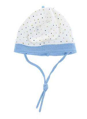Bonnet imprimé fantaisie blanc MAXIMO garçon