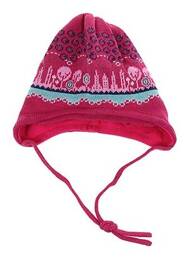 Bonnet fermeture liens à nouer rose MAXIMO fille