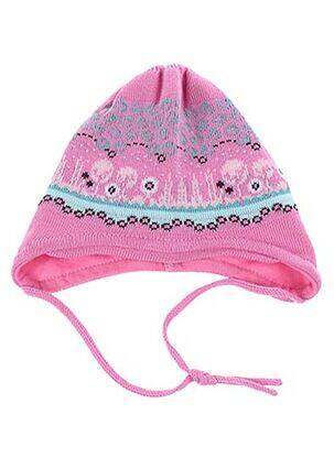 Bonnet imprimé fantaisie rose MAXIMO fille