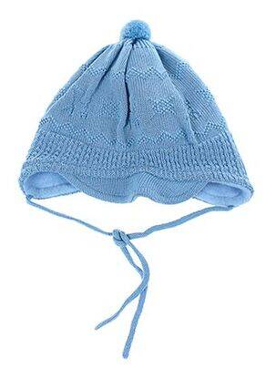 Bonnet tissage polaire bleu MAXIMO garçon