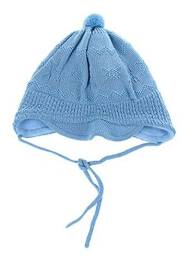 Bonnet tissage polaire bleu MAXIMO garcon