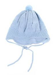 Bonnet tissage polaire bleu MAXIMO garcon