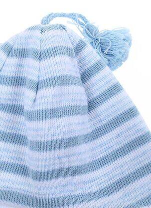 Bonnet imprimé fantaisie bleu MAXIMO garçon