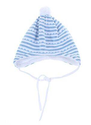 Bonnet imprimé fantaisie bleu MAXIMO garçon