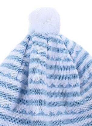Bonnet imprimé fantaisie bleu MAXIMO garçon
