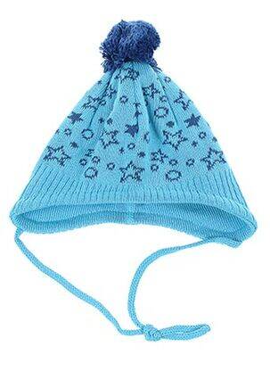 Bonnet imprimé fantaisie bleu MAXIMO garçon