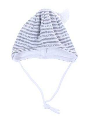 Bonnet maille fine gris MAXIMO enfant