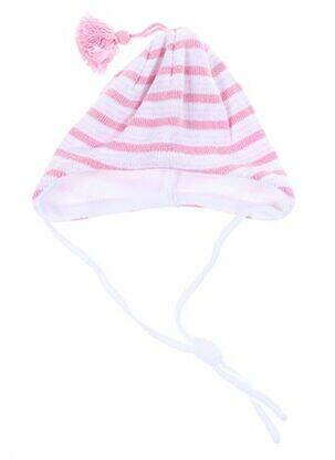 Bonnet imprimé fantaisie rose MAXIMO fille