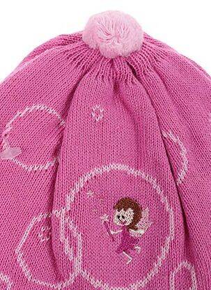 Bonnet imprimé fantaisie rose MAXIMO fille