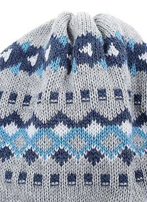 Bonnet imprimé fantaisie bleu MAXIMO garçon