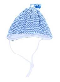 Bonnet imprimé fantaisie bleu MAXIMO garcon
