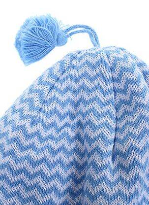 Bonnet imprimé fantaisie bleu MAXIMO garçon