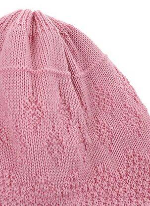 Bonnet fermeture liens à nouer rose MAXIMO fille