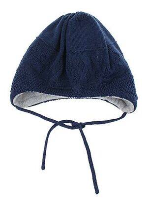 Bonnet tissage polaire bleu MAXIMO garçon