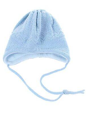 Bonnet tissage polaire bleu MAXIMO garçon
