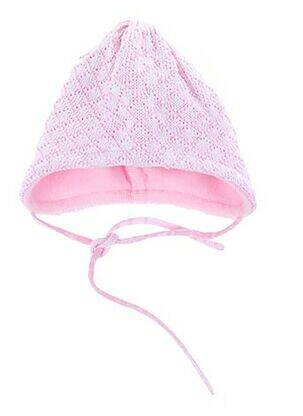 Bonnet fermeture liens à nouer rose MAXIMO fille
