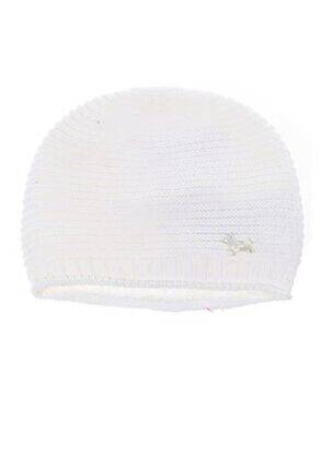 Bonnet forme bob blanc MAXIMO fille