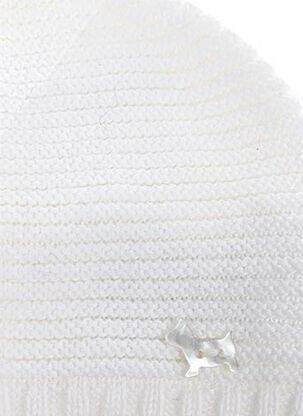 Bonnet forme bob blanc MAXIMO fille
