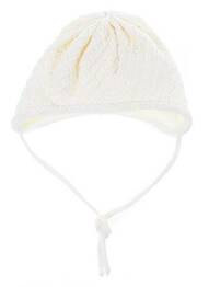 Bonnet fermeture liens à nouer beige MAXIMO enfant