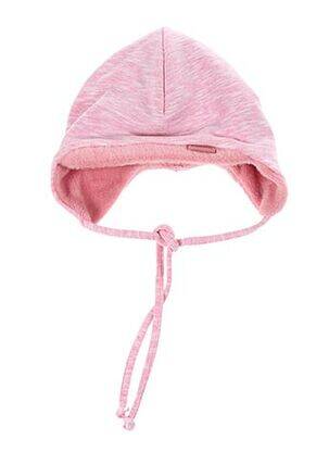 Bonnet fermeture liens à nouer rose MAXIMO fille