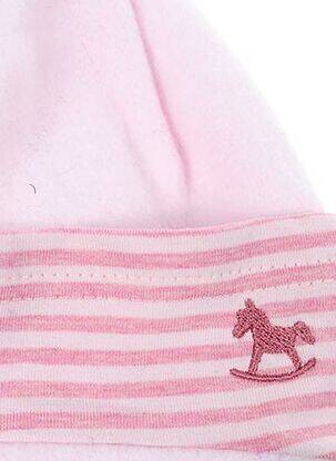 Bonnet imprimé fantaisie rose MAXIMO fille