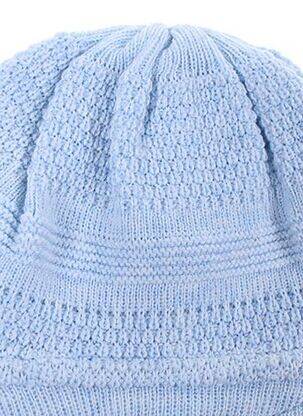 Bonnet fermeture liens à nouer bleu MAXIMO garçon