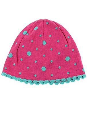 Bonnet imprimé fantaisie rose MAXIMO fille