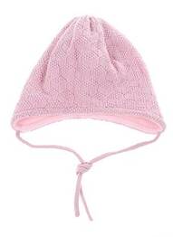 Bonnet fermeture liens à nouer rose MAXIMO fille