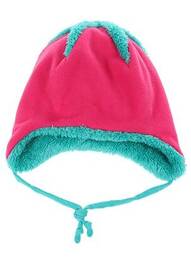 Bonnet fermeture liens à nouer rose MAXIMO fille
