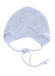 Bonnet fermeture liens à nouer gris MAXIMO enfant