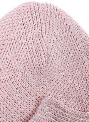 Bonnet fermeture liens à nouer rose MAXIMO fille