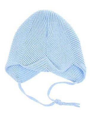 Bonnet fermeture liens à nouer bleu MAXIMO garçon