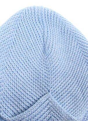 Bonnet fermeture liens à nouer bleu MAXIMO garçon