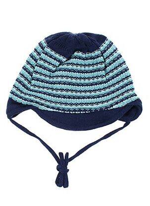 Bonnet imprimé fantaisie bleu MAXIMO garçon