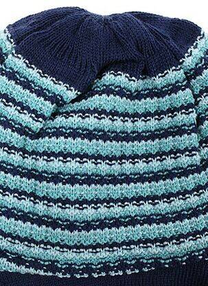 Bonnet imprimé fantaisie bleu MAXIMO garçon