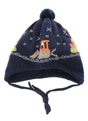 Bonnet imprimé fantaisie bleu MAXIMO garçon