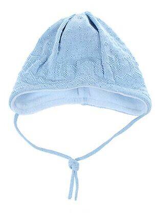 Bonnet tissage polaire bleu MAXIMO garçon
