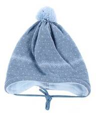 Bonnet imprimé fantaisie bleu MAXIMO garcon
