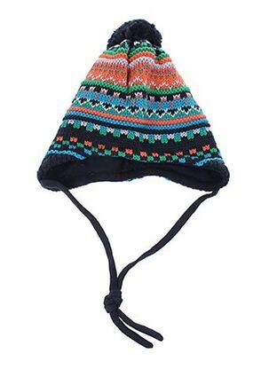 Bonnet imprimé fantaisie bleu MAXIMO garçon