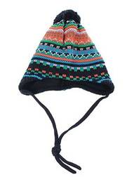 Bonnet imprimé fantaisie bleu MAXIMO garcon