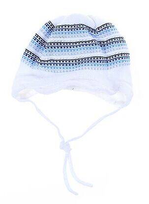 Bonnet maille fine blanc MAXIMO enfant