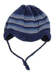 Bonnet imprimé fantaisie bleu MAXIMO garcon