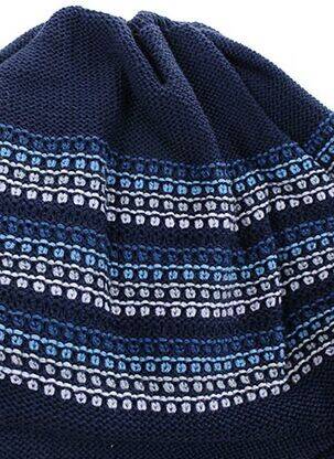 Bonnet imprimé fantaisie bleu MAXIMO garçon