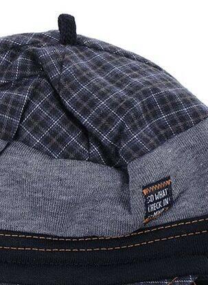 Bonnet tissage polaire bleu MAXIMO garçon