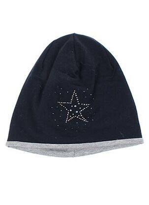Bonnet forme bob bleu MAXIMO fille