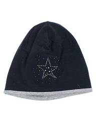 Bonnet empiècements bleu MAXIMO fille