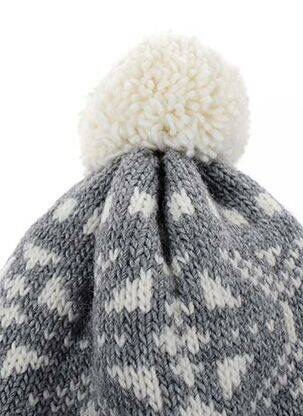 Bonnet empiècements gris MAXIMO enfant